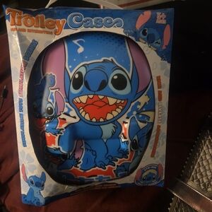 Blue Cartoon Character Backpack And Suitcase